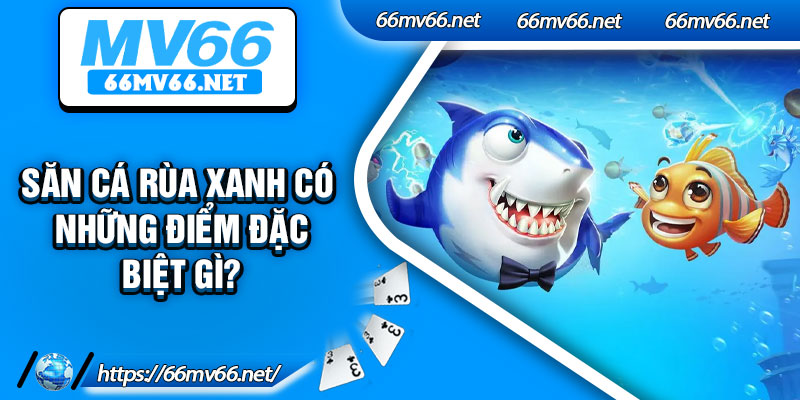 Săn cá rùa xanh có những điểm đặc biệt gì?